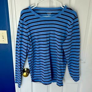 Favorite women’s XL blue striped sweater